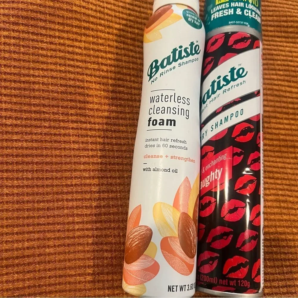 Batiste bundle one dry shampoo one waterless cleansing one DIY hair bands